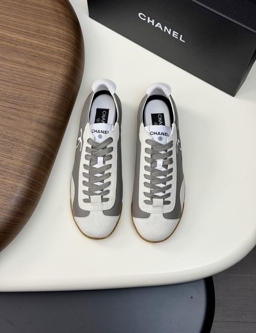 Chanel Genuine Leather Casual Comfort Sneakers