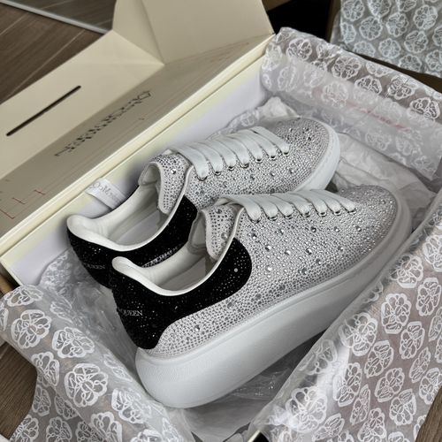 McQueen Sole Leather Low-top Sneakers