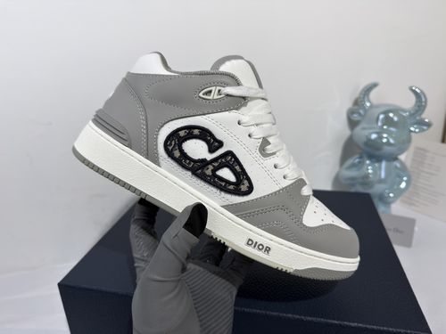 Christian Dior CD Reinterpreted Basketball Shoe Design With Leather Logo