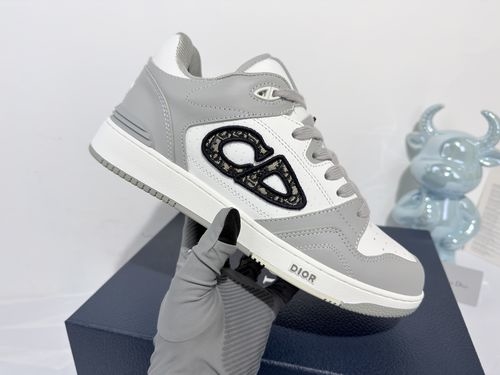 Christian Dior CD Reinterpreted Basketball Shoe Design With Leather Logo