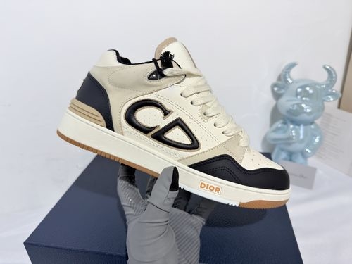 Christian Dior CD Reinterpreted Basketball Shoe Design With Leather Logo