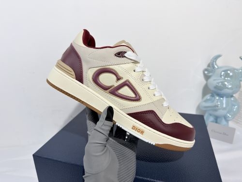 Christian Dior CD Reinterpreted Basketball Shoe Design With Leather Logo