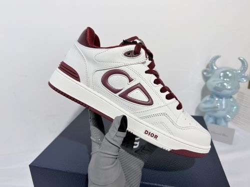 Christian Dior CD Reinterpreted Basketball Shoe Design With Leather Logo
