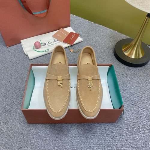 Loro Piana LP Suede Mules With Non-slip Rubber Sole