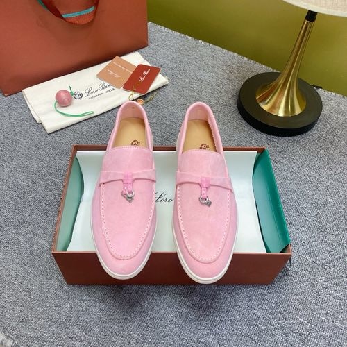 Loro Piana LP Suede Mules With Non-slip Rubber Sole