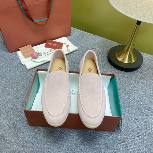 Loro Piana LP Suede Mules With Non-slip Rubber Sole