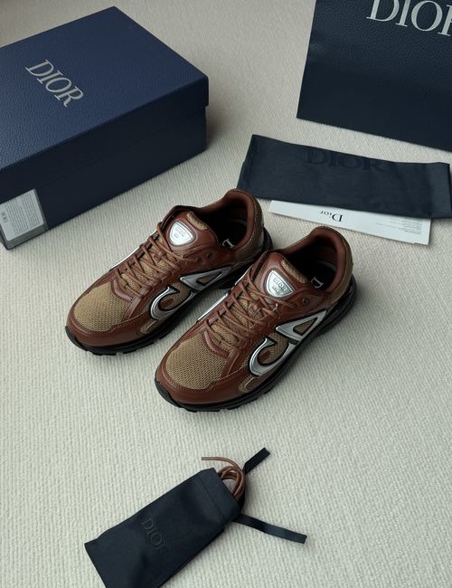 Christian Dior CD B30 Suede Sneakers With Signature Details