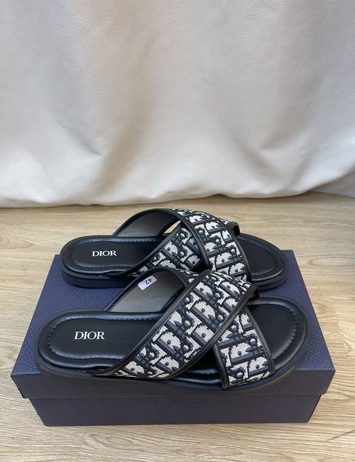Christian Dior CD Casual Slides With Lightweight Comfortable Sole