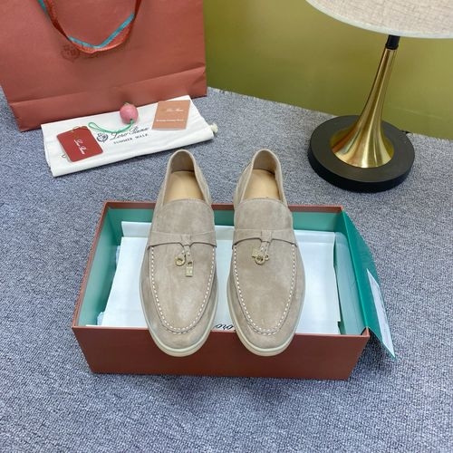 Loro Piana LP Suede Mules With Non-slip Rubber Sole