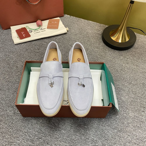 Loro Piana LP Suede Mules With Non-slip Rubber Sole