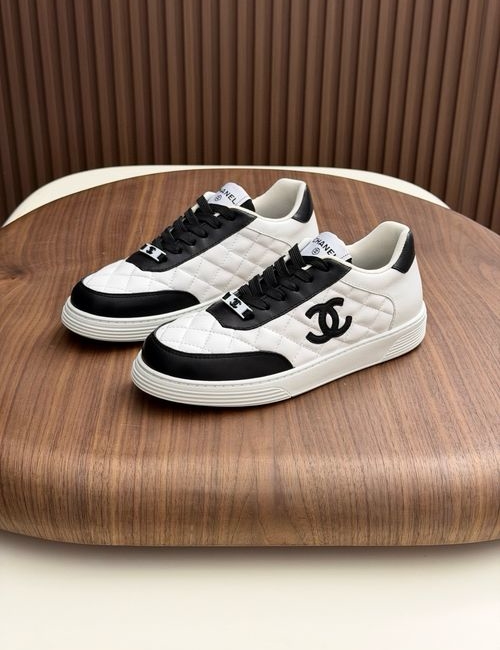 Chanel Cowhide Casual Sneakers Soft Breathable