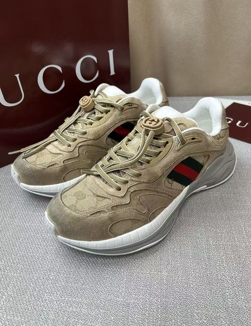 Gucci Striped Webbing Sneakers