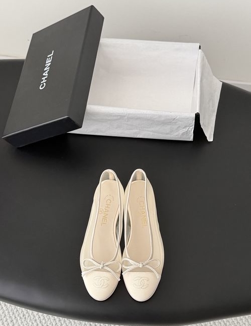 Chanel Round Toe Ballet Flats