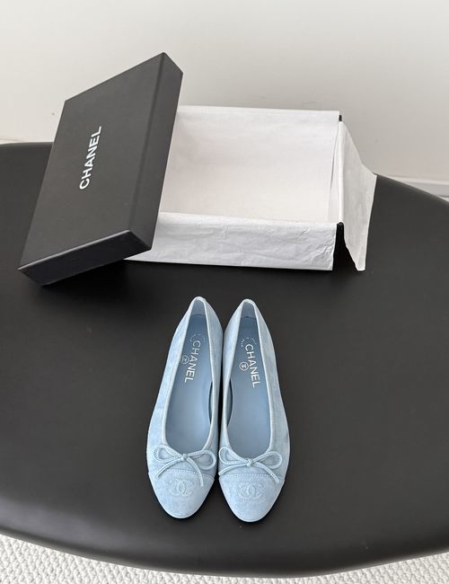 Chanel Round Toe Ballet Flats