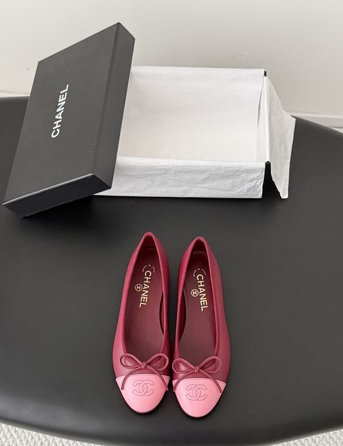 Chanel Round Toe Ballet Flats
