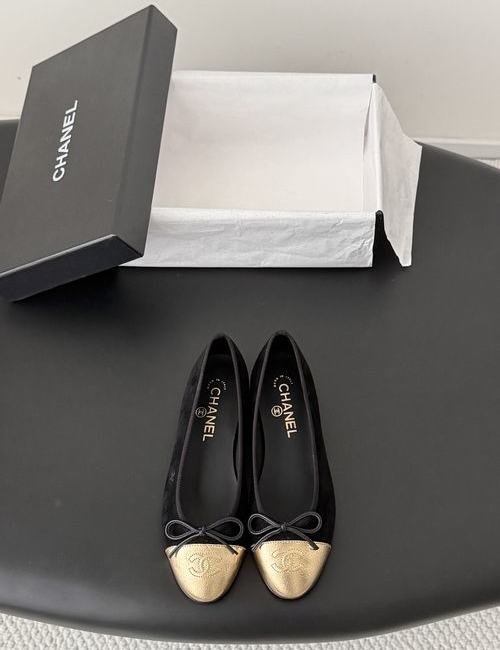 Chanel Round Toe Ballet Flats