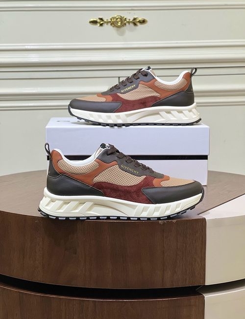 Givenchy Color-block Leather Casual Sneakers