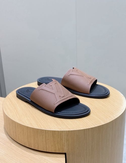 Louis Vuitton LV Waterfront Monogram Canvas Waterproof Slides