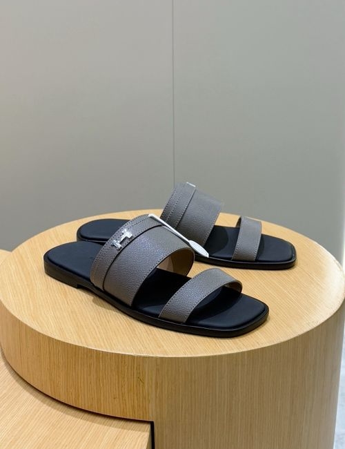 Hermes Sandals Calfskin Leather Outsole Casual