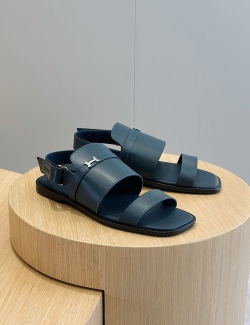Hermes Sandals Calfskin Leather Outsole Casual