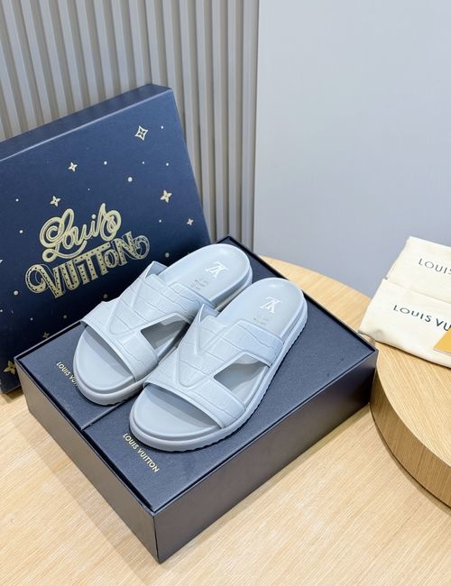 Louis Vuitton LV Oasis Suede Leather Slides