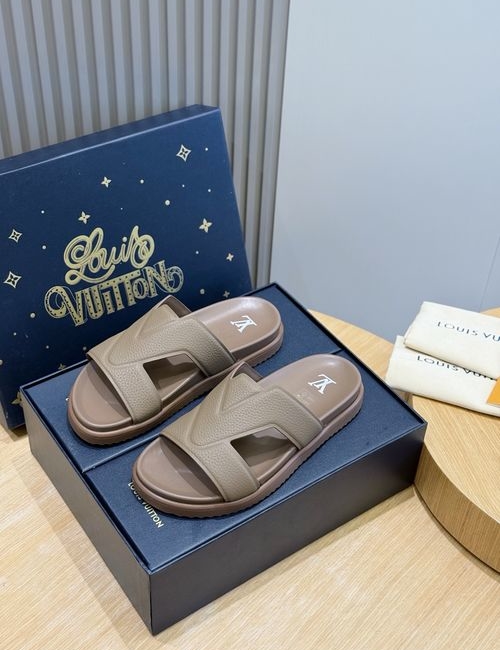 Louis Vuitton LV Oasis Suede Leather Slides