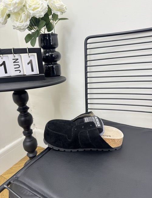 Balenciaga Vintage Suede Mule Slides Cork Insole