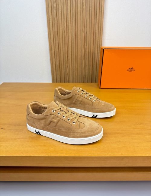 Hermes Premium Leather Casual Sneakers