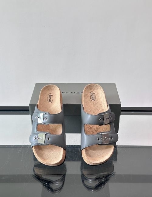 Balenciaga Double Strap Buckle Casual Sandals