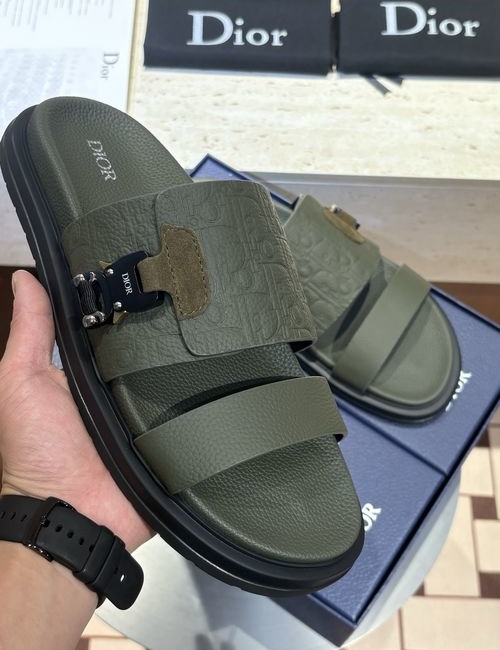 Christian Dior CD Aqua Sandals CD Diamond Pattern Upper