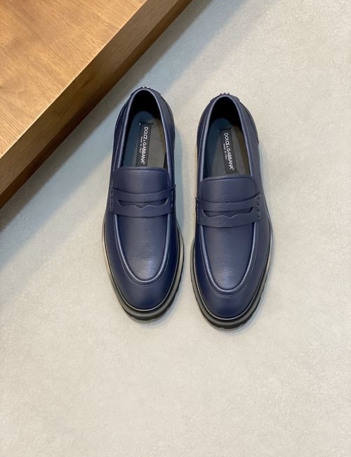 Dolce & Gabbana DG Patent Leather Loafer Business Casual Shoes