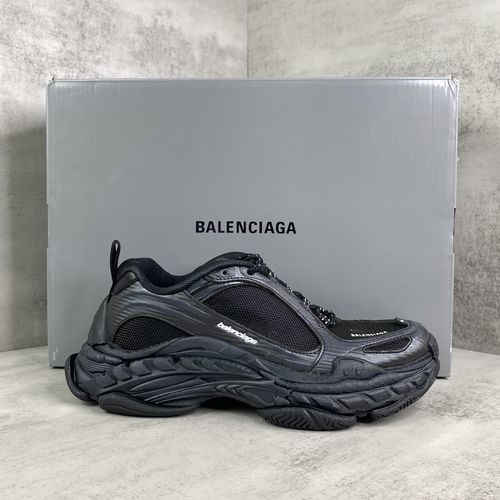 Balenciaga Triple S .2 Distressed Low-Top Sneakers