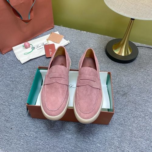 Loro Piana LP Suede Mules With Non-slip Rubber Sole