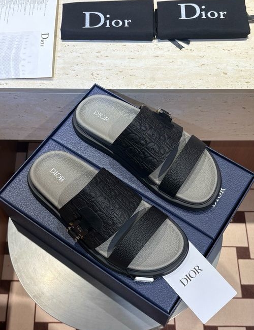 Christian Dior CD Aqua Sandals CD Diamond Pattern Upper
