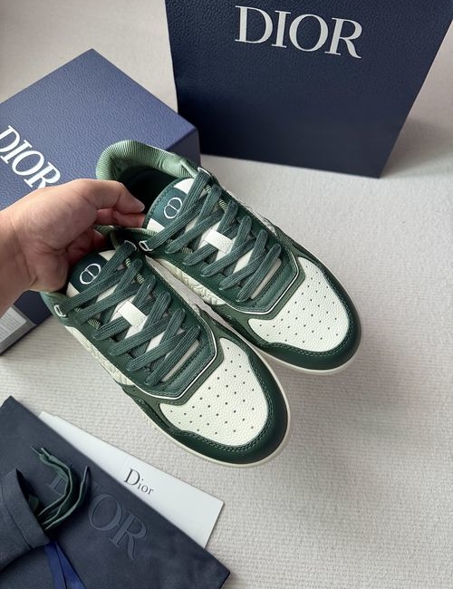 Christian Dior CD B27 Low-top Embossed Leather Sneakers