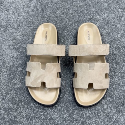 Hermes Premium Leather Casual Sandals
