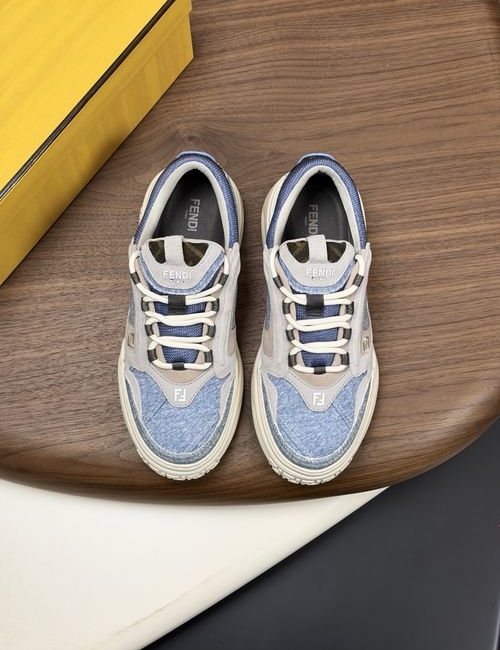 Fendi Casual Sneakers With Leather Upper