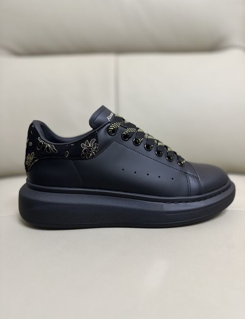 McQueen Premium Leather Couple Sneakers With Extra Laces