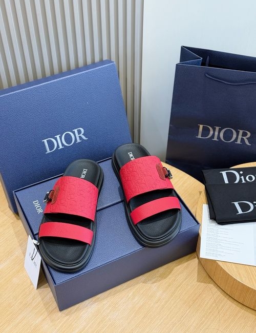Christian Dior CD Aqua Sandals CD Diamond Pattern Upper