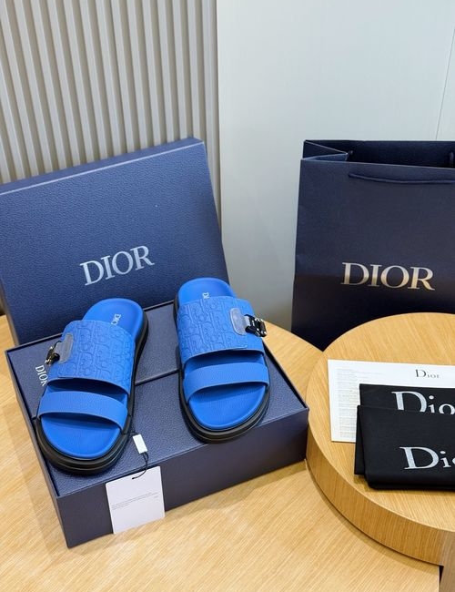 Christian Dior CD Aqua Sandals CD Diamond Pattern Upper