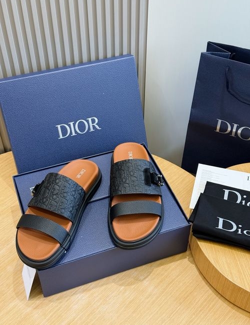 Christian Dior CD Aqua Sandals CD Diamond Pattern Upper