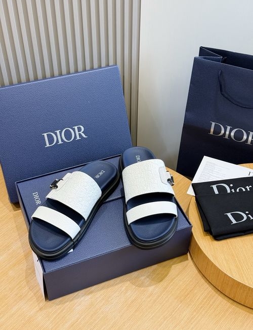 Christian Dior CD Aqua Sandals CD Diamond Pattern Upper