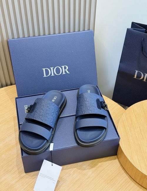 Christian Dior CD Aqua Sandals CD Diamond Pattern Upper