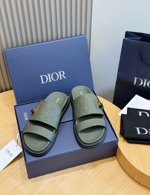Christian Dior CD Aqua Sandals CD Diamond Pattern Upper
