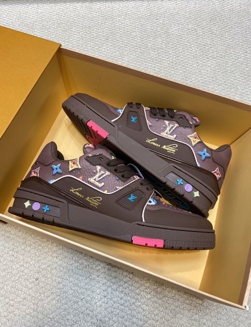 Louis Vuitton LV TARINE Trainer Embossed Casual Skate Shoes