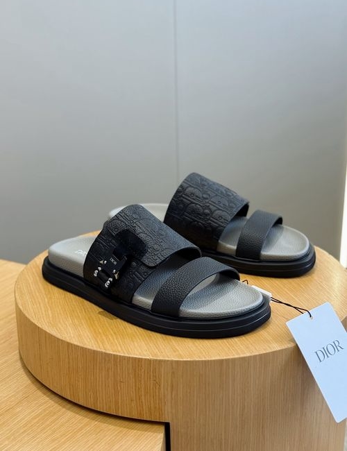 Christian Dior CD Aqua Sandals CD Diamond Pattern Upper