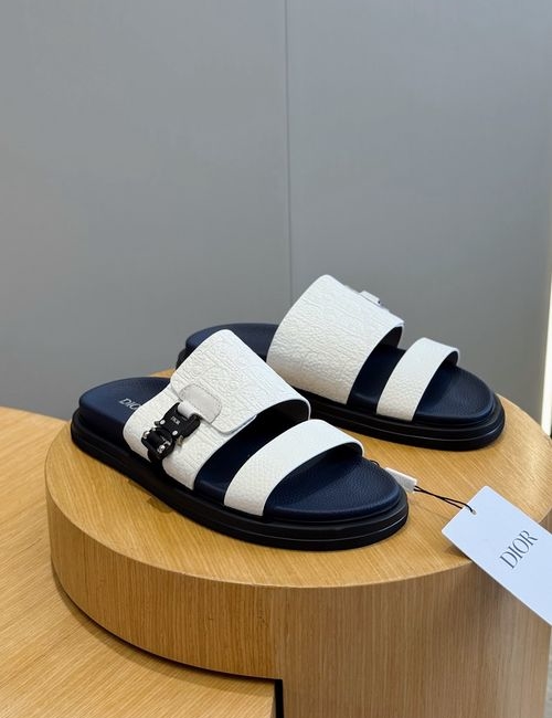 Christian Dior CD Aqua Sandals CD Diamond Pattern Upper