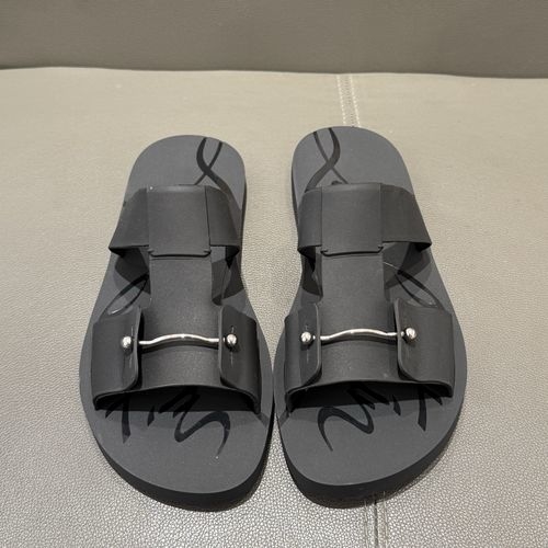 Christian Louboutin Zakouski Round Toe Mules