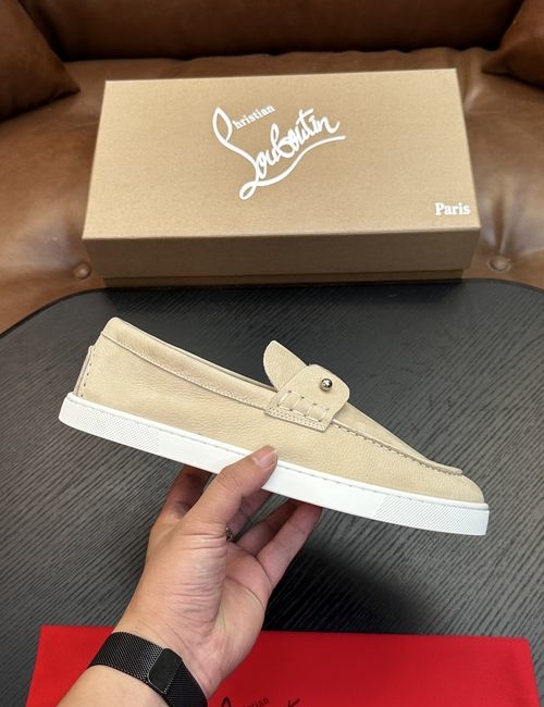 Christian Louboutin Leather Sole Casual Sneakers