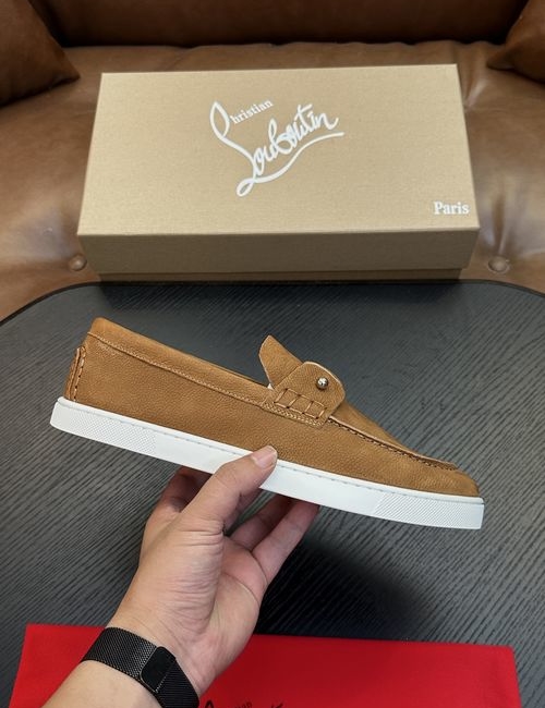 Christian Louboutin Leather Sole Casual Sneakers
